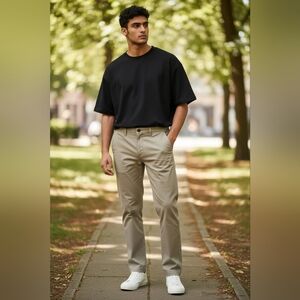 George Men's Tan Chino Khaki Pants Size 38x30